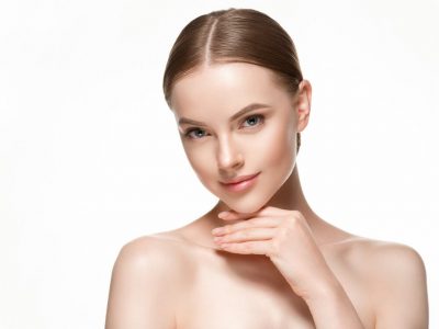 Beautiful woman skin healthy cosmetology pure makeup female girl